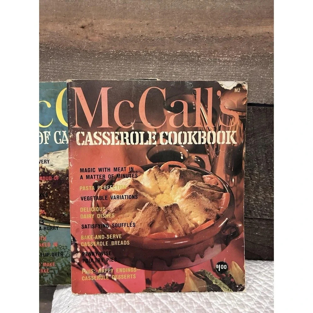 Vintage Lot of 3‎ McCall's Book of Meats Casserole Cake